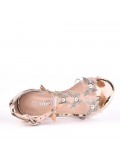 Girl's mixed materials sandal