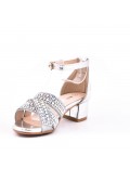 Girl's mixed materials sandal