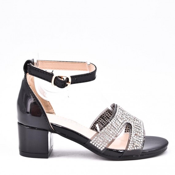 Girl's mixed materials sandal