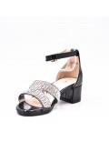 Girl's mixed materials sandal