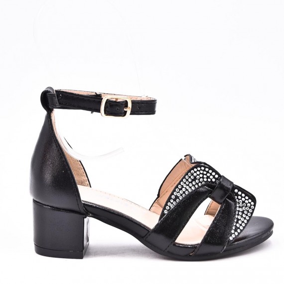 Girl's mixed materials sandal