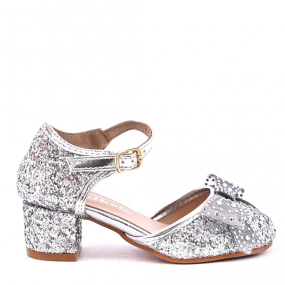 Girl's mixed materials sandal