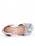 Girl's mixed materials sandal