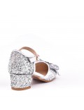 Girl's mixed materials sandal