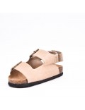 Child sandal with scratch