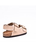 Child sandal with scratch