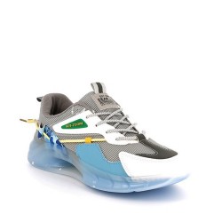 Lace-up two-material basket