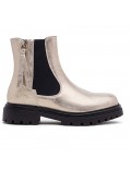 Ankle boot in a mix of materials for autumn and winter