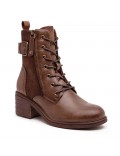 Ankle boot in a mix of materials for autumn and winter