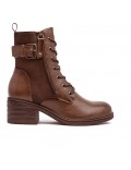 Ankle boot in a mix of materials for autumn and winter