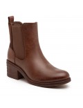 Ankle boot in a mix of materials for autumn and winter