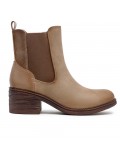 Ankle boot in a mix of materials for autumn and winter