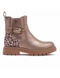 Ankle boot in a mix of materials for autumn and winter