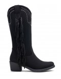 Botte en simili daim