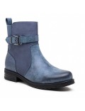 Ankle boot in a mix of materials for autumn and winter