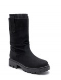 Botte en simili daim