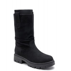 Botte en simili daim