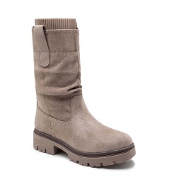 Botte en simili daim