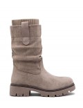 Botte en simili daim