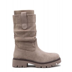 Botte en simili daim