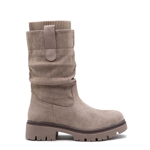 Botte en simili daim