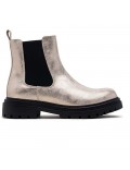 Ankle boot in a mix of materials for autumn and winter