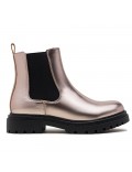 Ankle boot in a mix of materials for autumn and winter