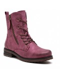 Ankle boot in a mix of materials for autumn and winter