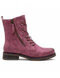Ankle boot in a mix of materials for autumn and winter