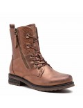 Ankle boot in a mix of materials for autumn and winter