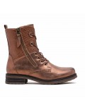 Ankle boot in a mix of materials for autumn and winter