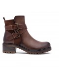 Ankle boot in a mix of materials for autumn and winter