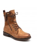 Ankle boot in a mix of materials for autumn and winter