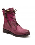 Ankle boot in a mix of materials for autumn and winter