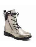 Ankle boot in a mix of materials for autumn and winter