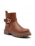 Bottine en simili cuir