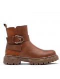 Bottine en simili cuir