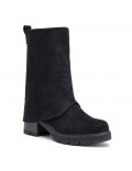 Botte en simili daim