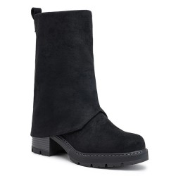 Botte en simili daim