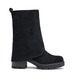 Botte en simili daim