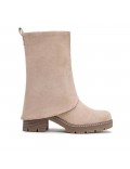 Botte en simili daim