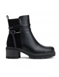 Ankle boot in a mix of materials for autumn and winter
