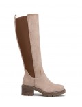 Botte en simili daim