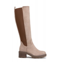 Botte en simili daim