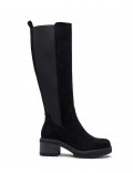 Botte en simili daim