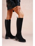 botas de piel sintética