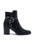 Bottine en simili cuir
