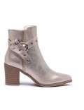 Bottine en simili cuir