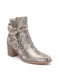 Bottine en simili cuir