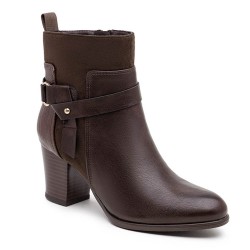 Bottine en simili cuir